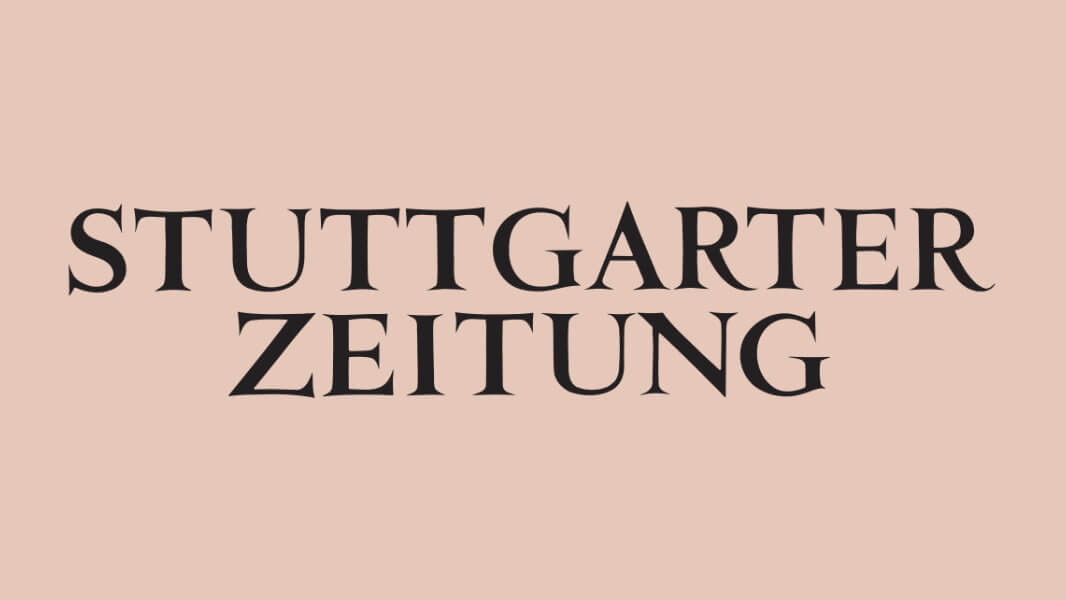 Schriftzug Stuttgarter Zeitung: Das nächste Ziel sind 100 Millionen Bäume