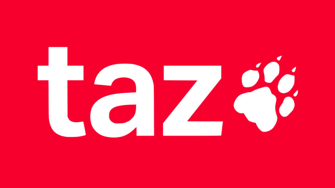 Logo: taz - Klimaschutz